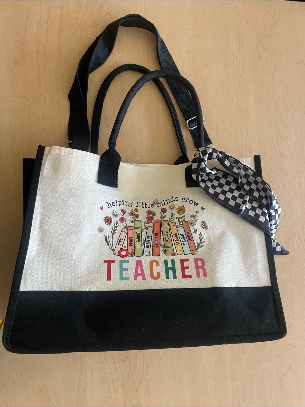TEACHER Canvas Tote Bag